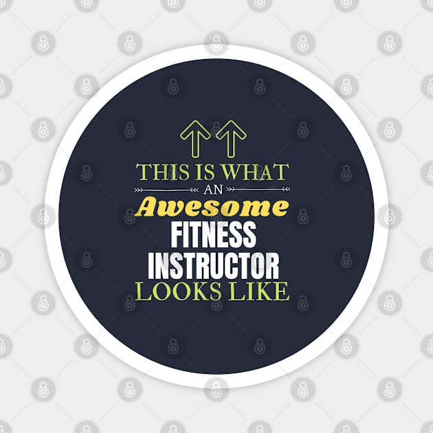 Fitness instructor Magnet by Mdath